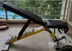 Gym bench - heavy weight lift adjustable