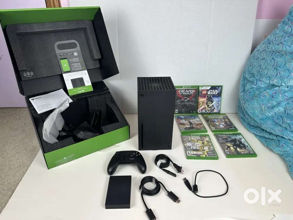 Microsoft Xbox Series X 1tb Blk Disc Bundle W 4th Seagate Hard Drive