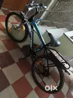 Streethawk boys bicycle in black and blue coloue