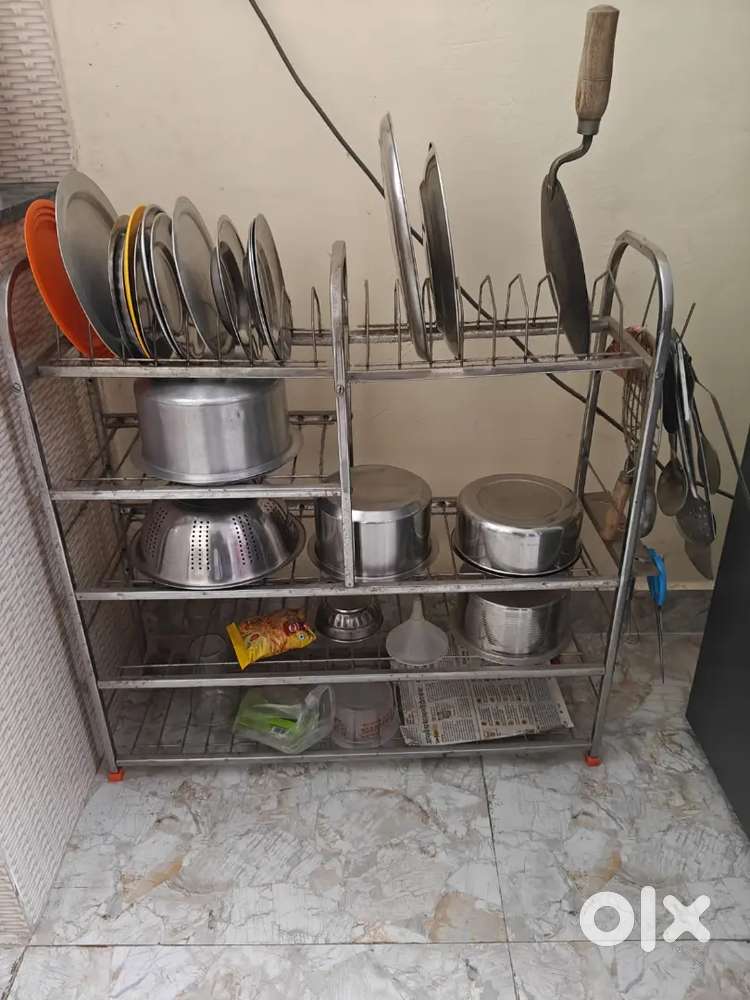 Rack for kitchen utilities