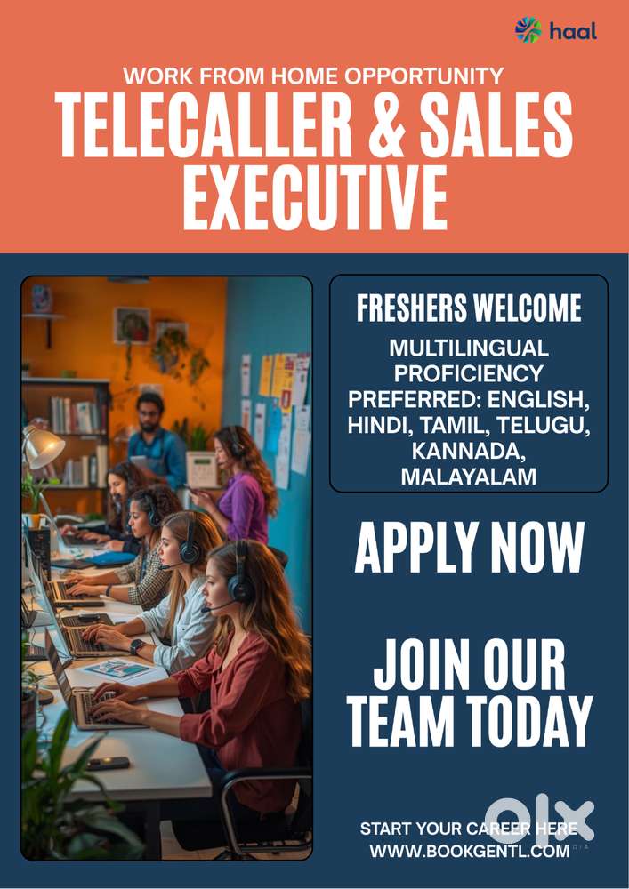 Jobs Near Me: Work From Home Telecaller and Sales Promoter