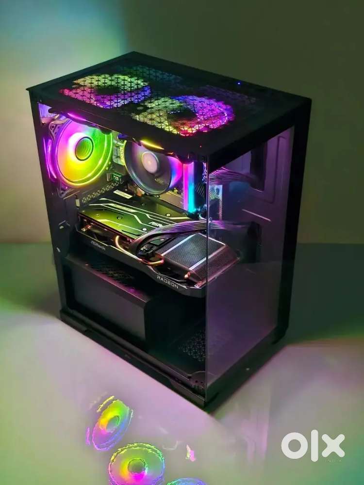 Gaming pc AMD Ryzen 5  RAM 16GB DDR4  GPU RX 6600 8GB  SSD 1TB NMVE