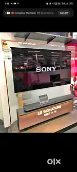 48 inch weekand sale smart Android ultra hd OLED tv with sound bar
