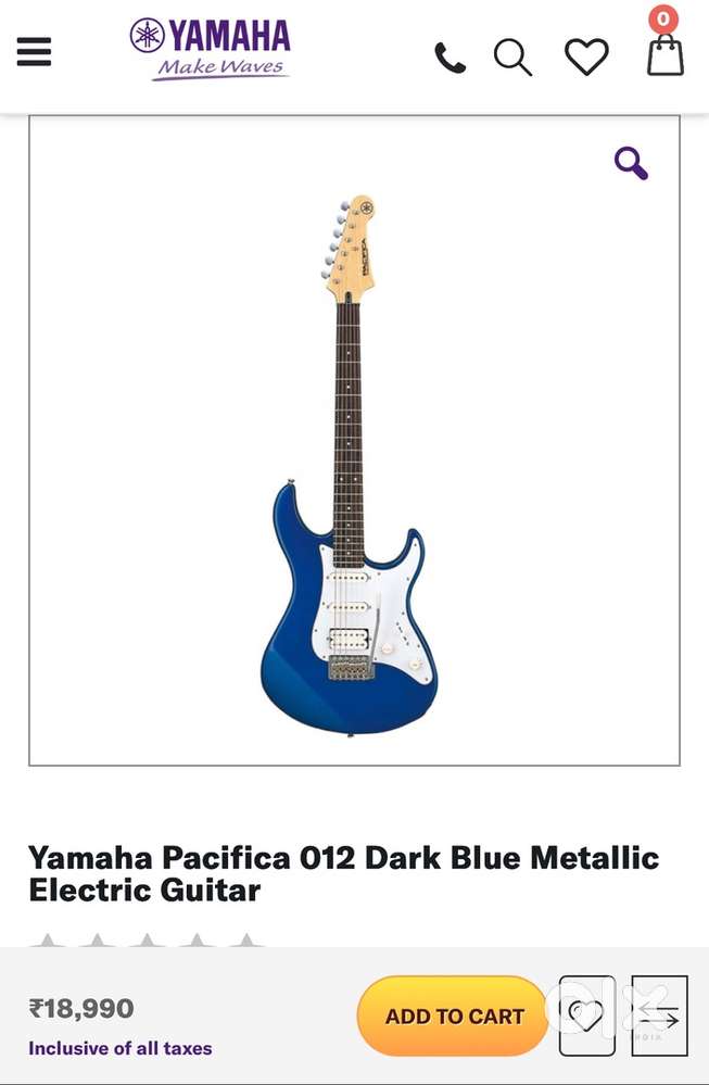 Yamaha electric guitar and marshall mg15r gold