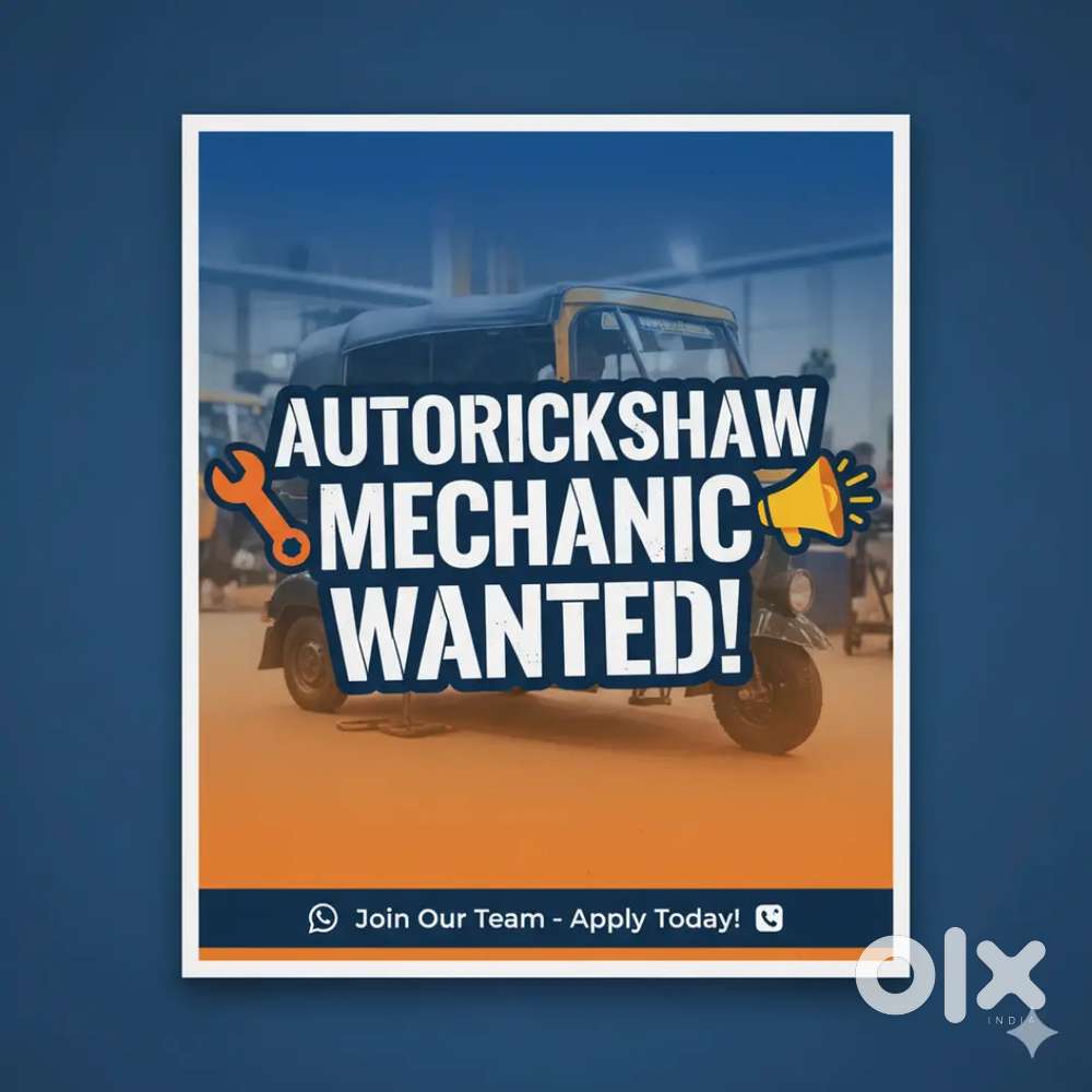 Need a Autorickshaw mechanic