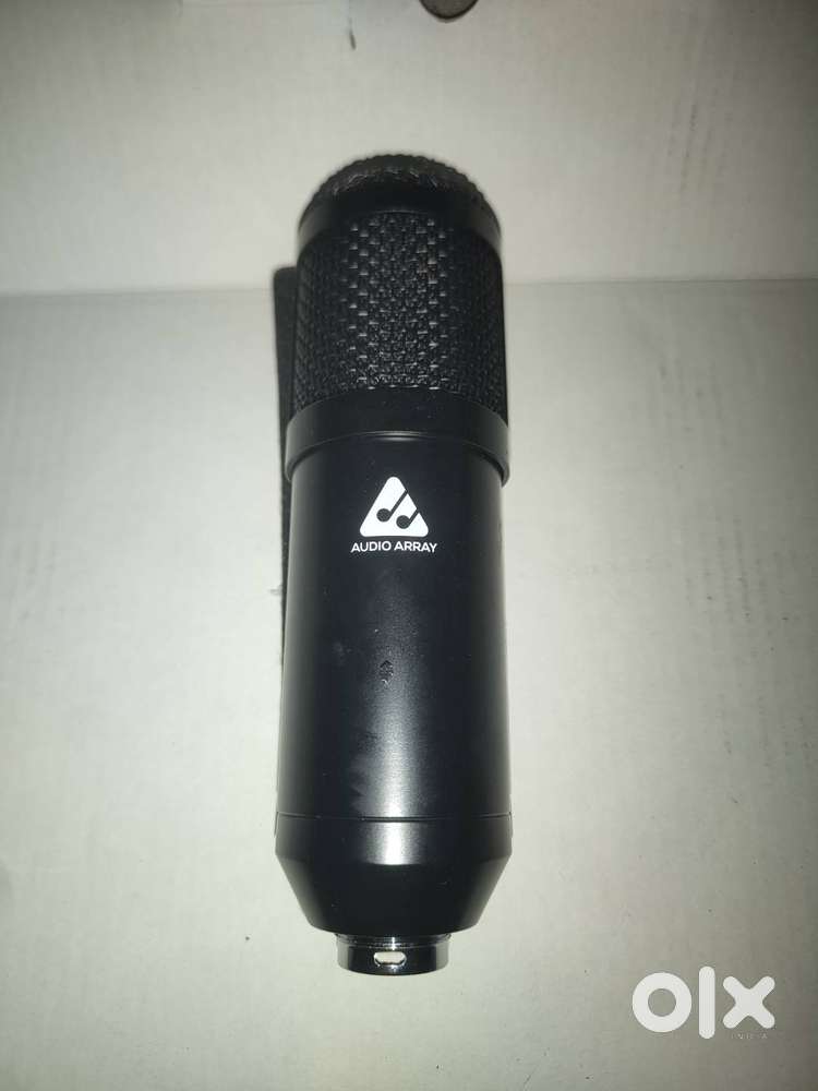 This is condenser unused mic from array company with 1 year warranty