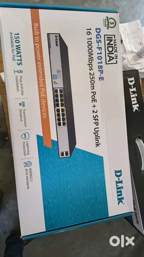 Dlink 16 port POE Switch with sfp ports with warrenty