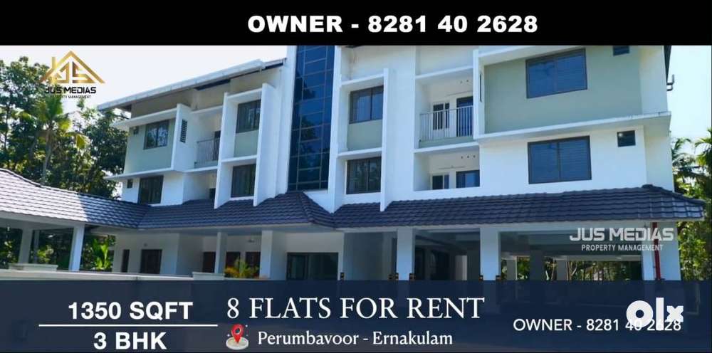 3BHK Flats for *Rent* in Perumbavoor Town