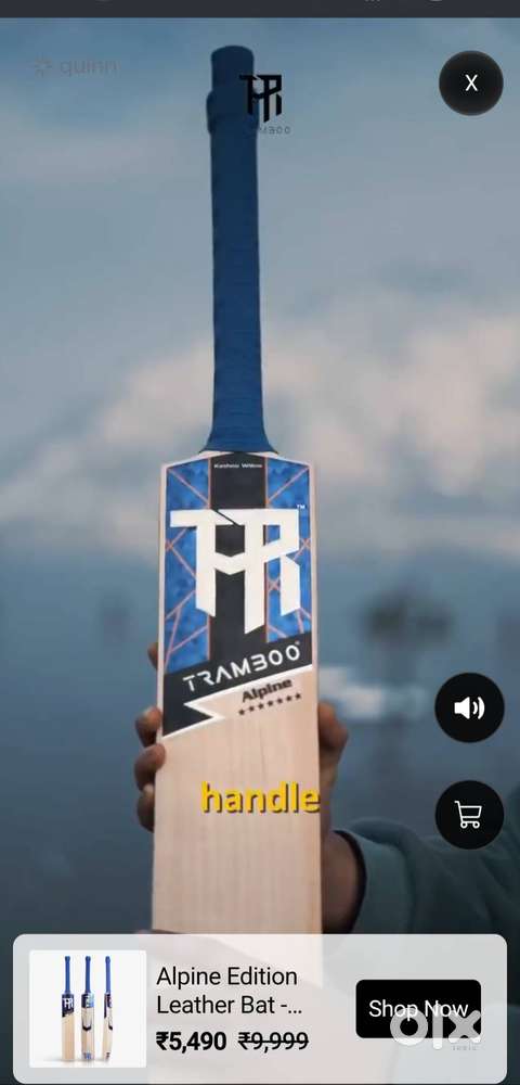 Tramboo Sports Alpine Edition Leather Cricket Bat