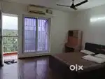 well furnished flat with good view