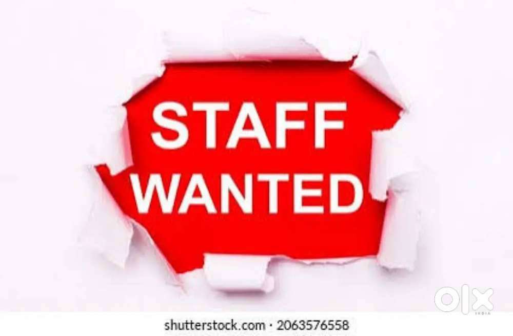 Staff (male/female) required for Garment Factoy(Helper and Marketing)