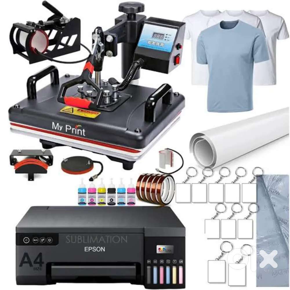 T-shirt printing combo mechine and epson printer