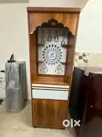 Wooden Temple with lighting