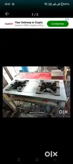 Restaurant kitchen SS  Gas Bhatti nd SS Counter