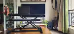 Sit Stand Desk Converter Height Adjustable Ergonomic Gas Spring Riser