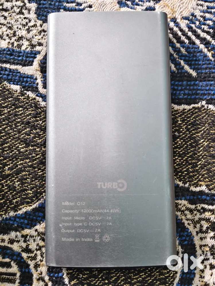 Turbo bower bank 2usb cable