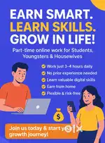 Part-Time Online Work  Earn From Home.