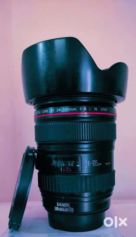 CANON EF AF 24-105mm f4 IS Image Stabilizer USM L SERIES Macro FX Lens