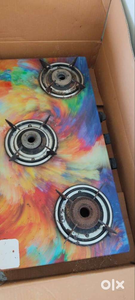 3 burner gas stove