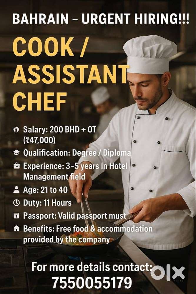 Assistant chef