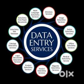 Home based job data entry typing work