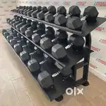 All gym equipment and dumbbell and plate available