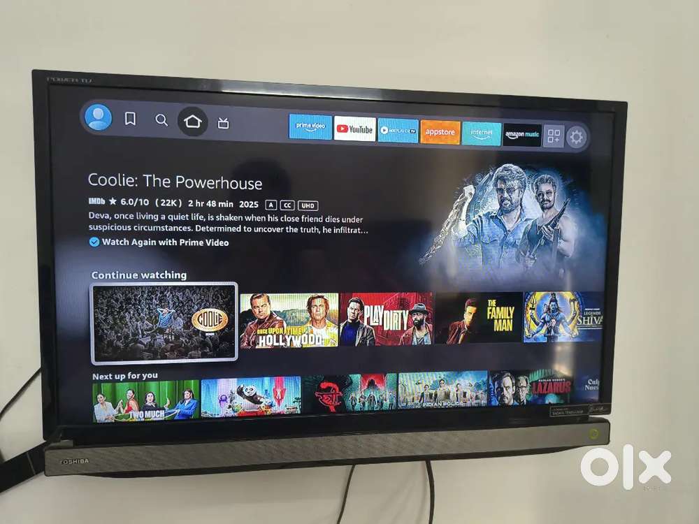 Toshiba lcd TV 27inch with Amazon prime stick