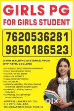 PG GIRLS STUDENTS  NEAR  DY PATIL COLLAG AKURDI