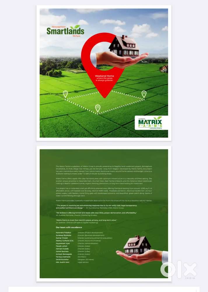 20000 sqft Farm Land Plot @100/- Rs per sqft