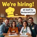 All Staff For Restaurant/Cafe