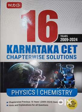 MTG 16 years (2009-2024) karnataka cet chapterwise solutions