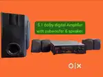 Bluetooth 5.1 Home theater Amplifier dolly digital sound effects