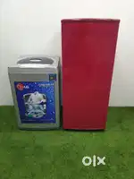 Combo LG aone red 200 ltrs & Lg 6 kg fully automatic machine