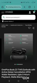 EAR BUDS ONE PLUS z 2
