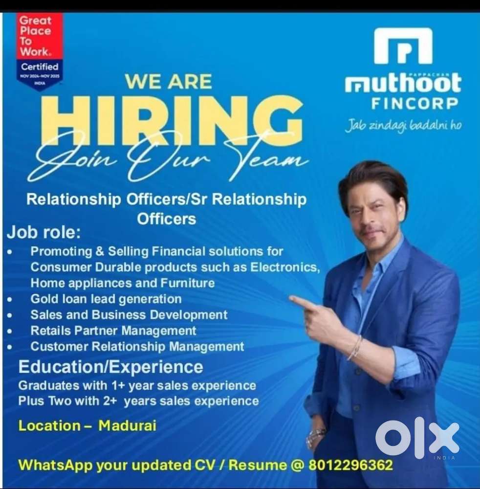 Senior Relationship Officer