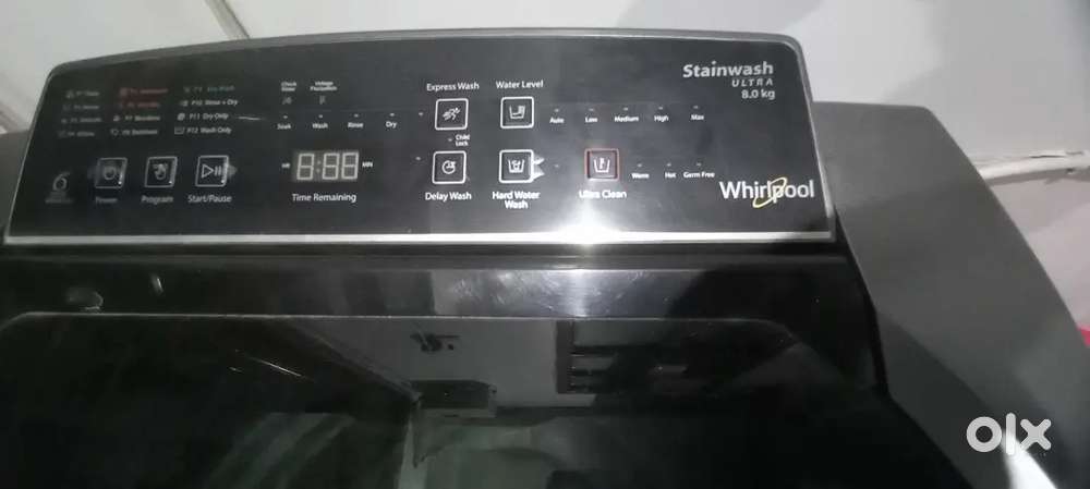 Fuuly auto Washing machine 8 kg whirlpool  make