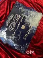 Resin artwork and creativity and calligraphy