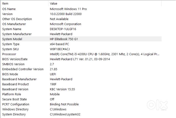 HP Elitebook 750 G1 Laptop