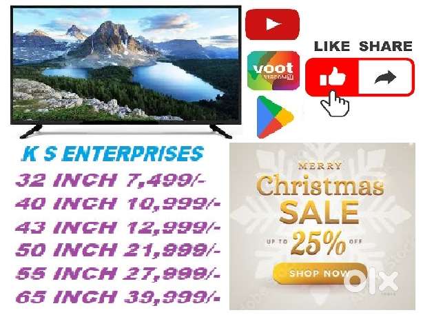 SPECIAL OFFER 40 INCHES  SMART, 4K UHD LED TV IN 10,999 ONLY.