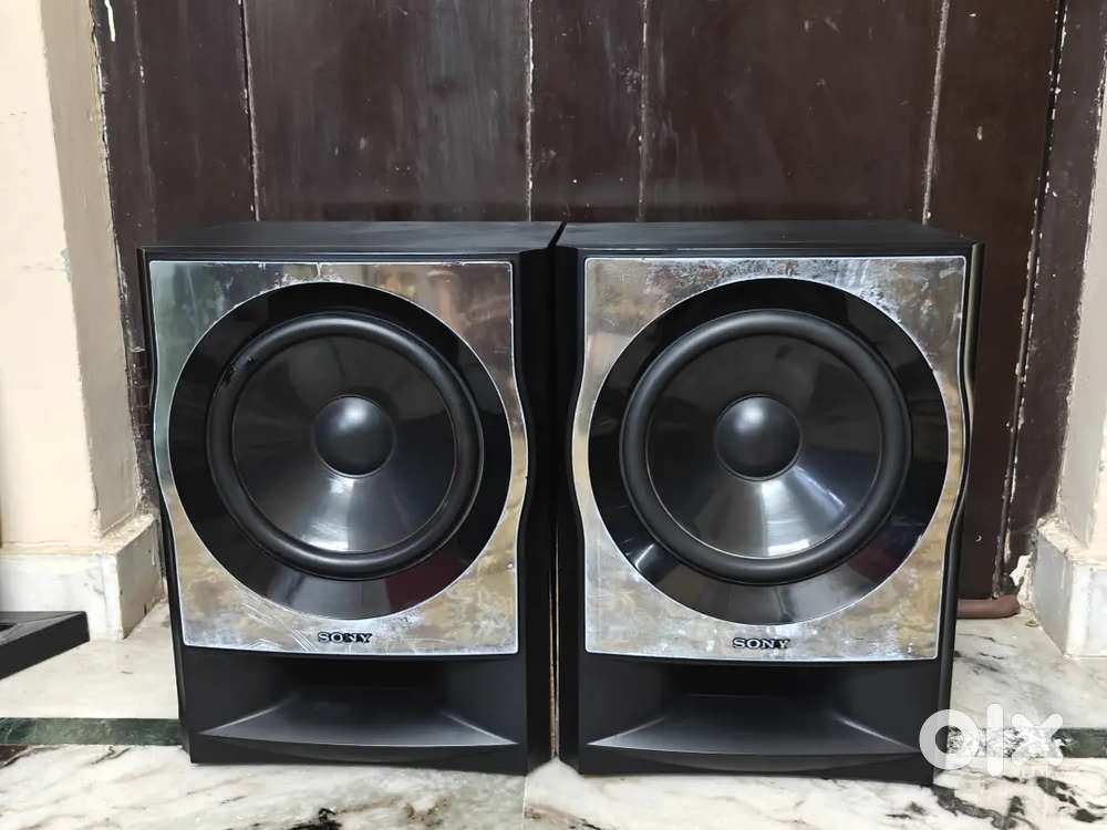 Sony 2 passive subwoofer 10 inches used any amplifier AV receiver avr