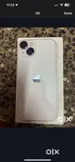 IPhone 13 bh 86 with box no sctrach new condition