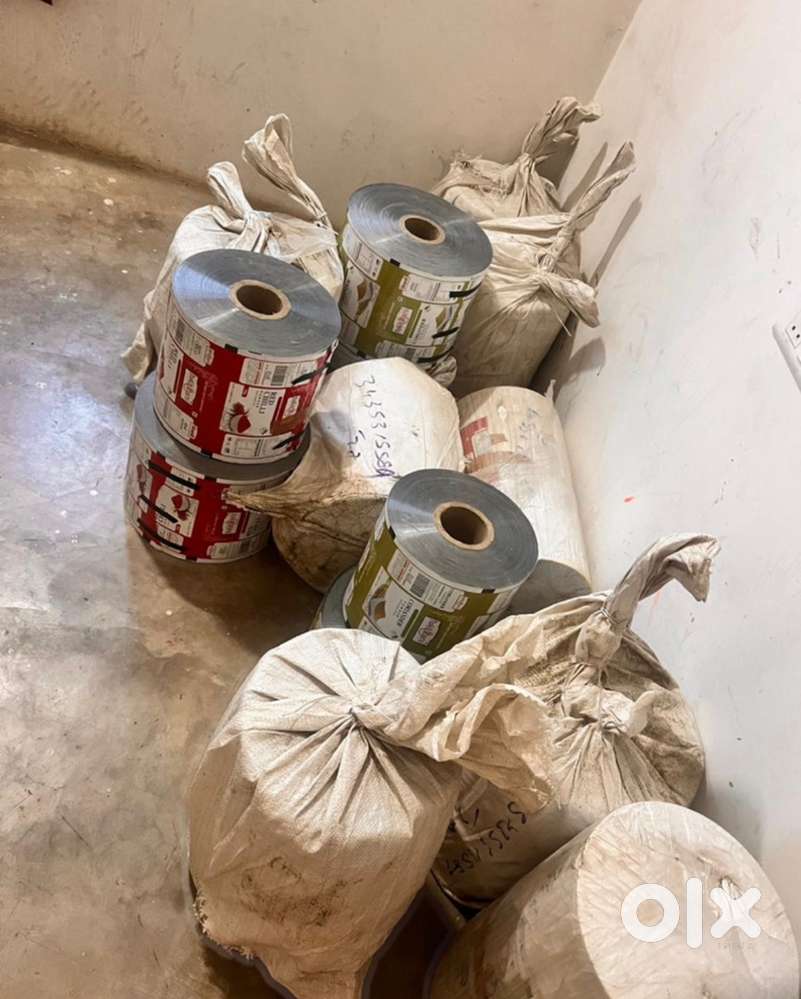 Masala packing roll, mirch, haldi, dhaniya