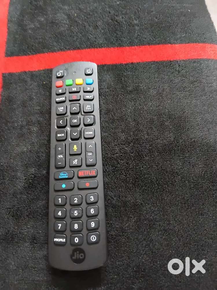 Remote tv jio box