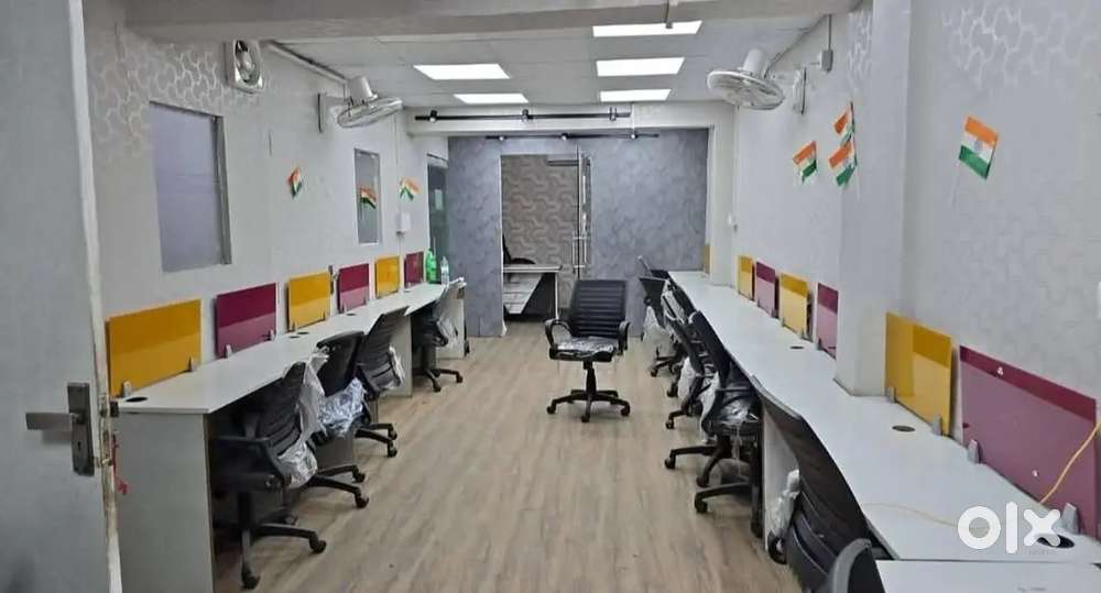 1 Director Cabin 12 Workstation Fully furnished office space for Rent