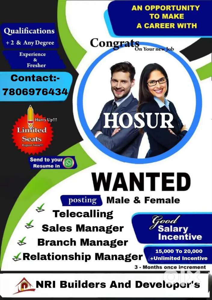 TELE CALLER & OFFICE WORK & DIGITAL MARKETING