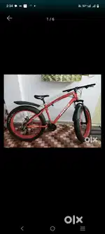 Foxster bicycle in Red colour.