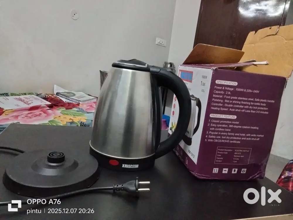 Electric kettle ( 20 Day Old