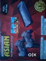 Asain wireless game  stick  with two controller 32000+ games