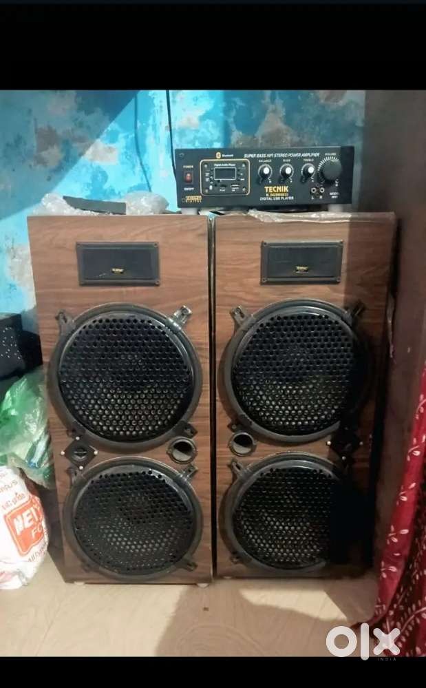 Woffer spikar 10 size na . amplifier..4 chennal.khambhti