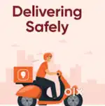 Grocery Swiggy delivery boy